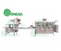 Packaging and filling line for popcorn